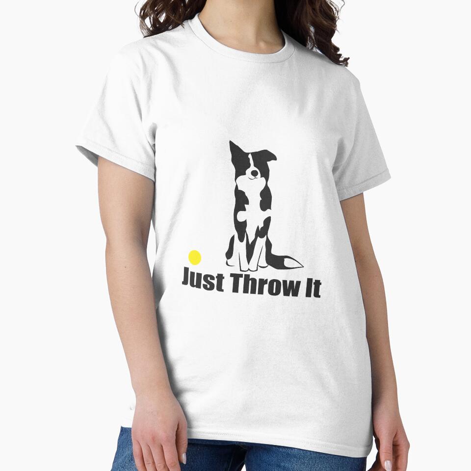 Just Throw It | Border Collie Dog | NickerStickers® on Redbubble by NickerStickers