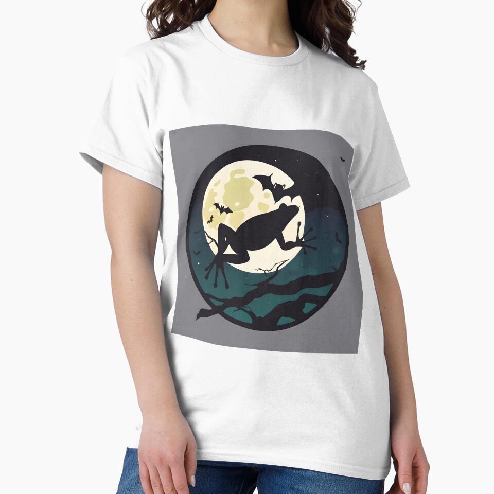 Frog in the moonlight by Planetporridge
