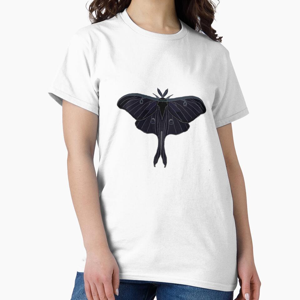 black Luna Moth by Moth-Oak
