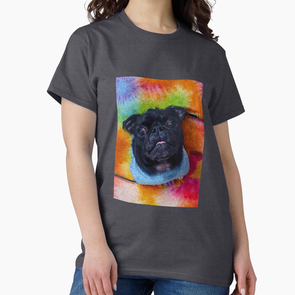Hippie Pug by Jabbathepug