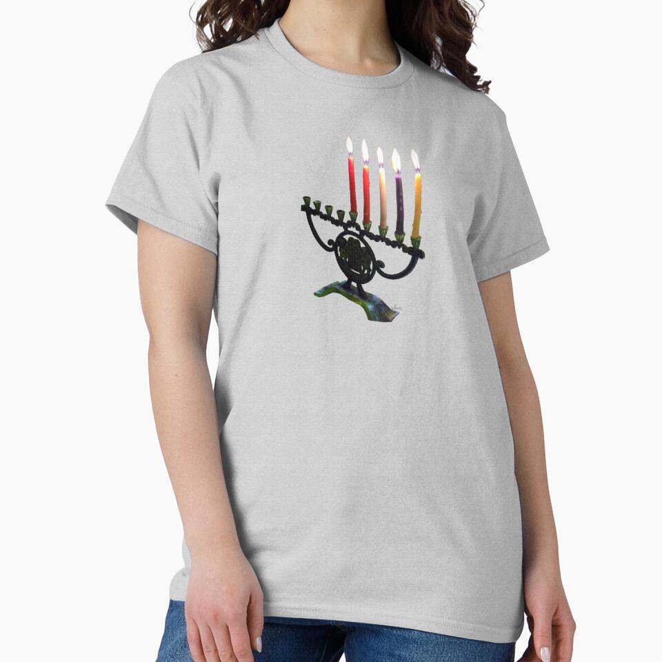 Hanukkkah Menorah 11918 by mandalafractal