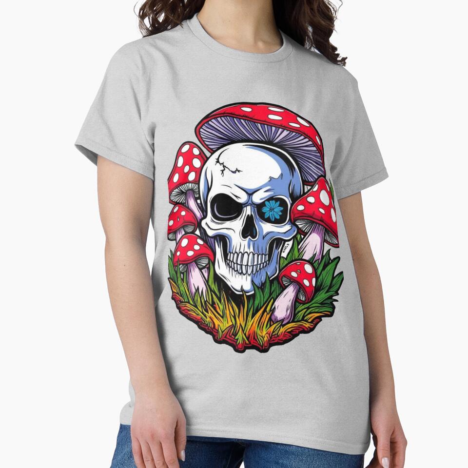 Mushroom Skull by ArthieArts