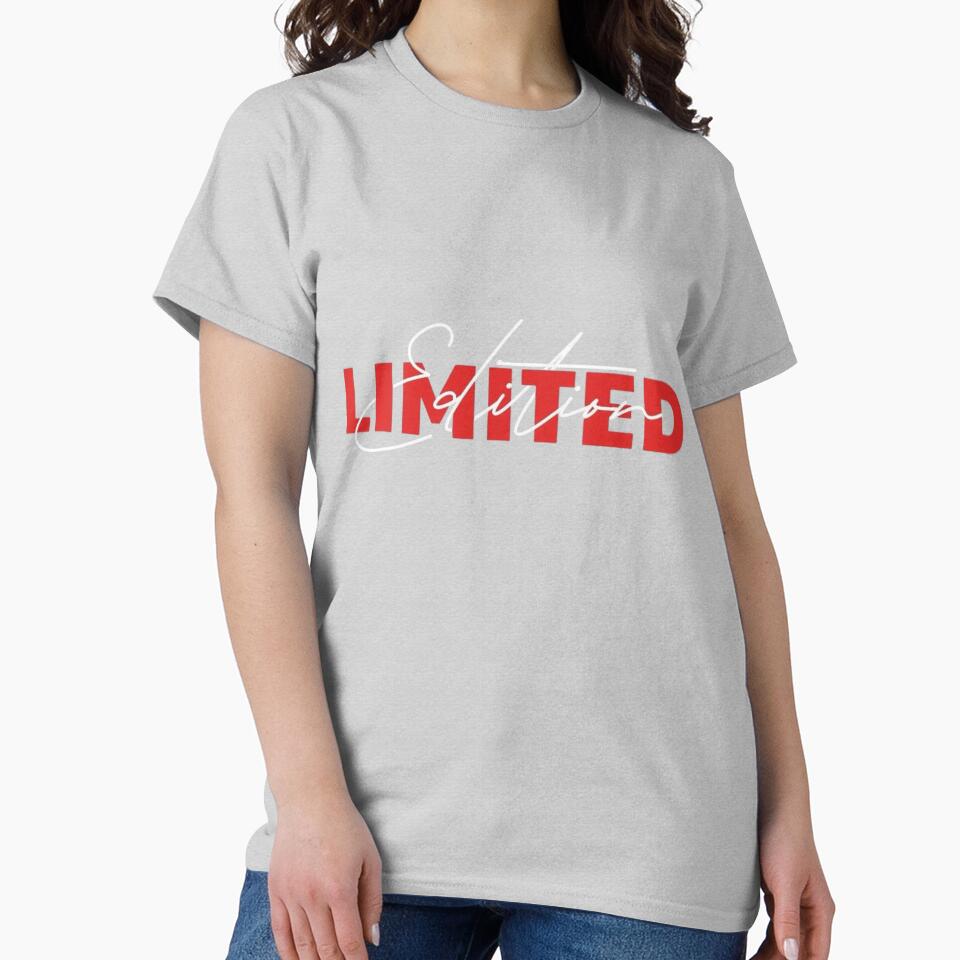 Limited Edition Minimalist Typography Shirt by MedCanvas