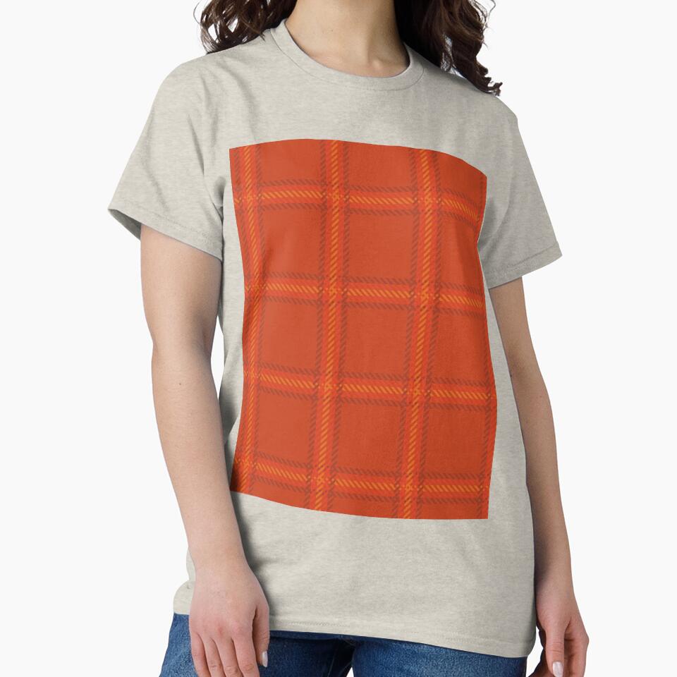 Pumpkin Spice Plaid No. 4 by YesterdayColl