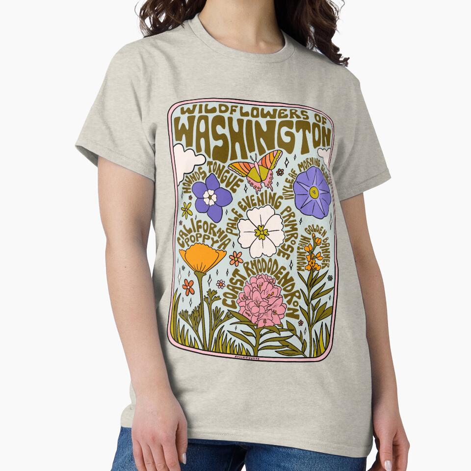 Washington Wildflowers by doodlebymeg