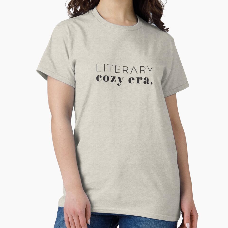 Literary Cozy Era – Funny Book Lover Typography Gift for Readers and Bibliophiles by Hello Hobbies