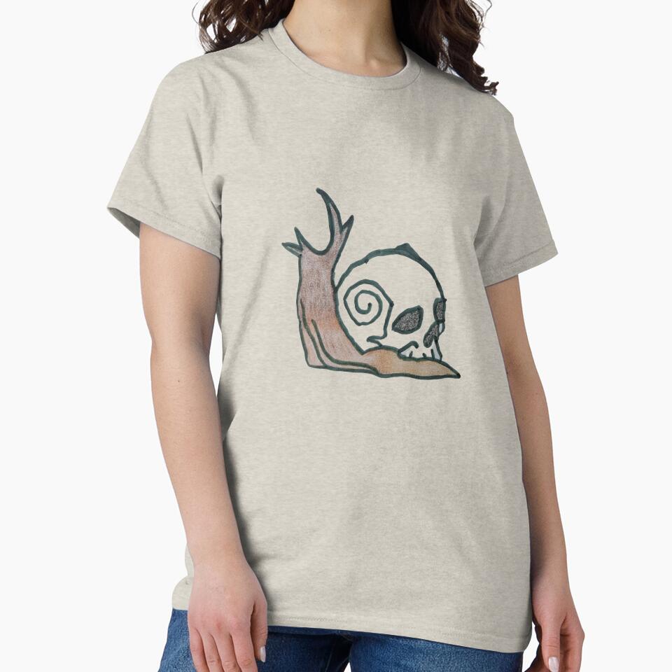 Snail Boi Found a Skull Shell by AlexTheRacc00n