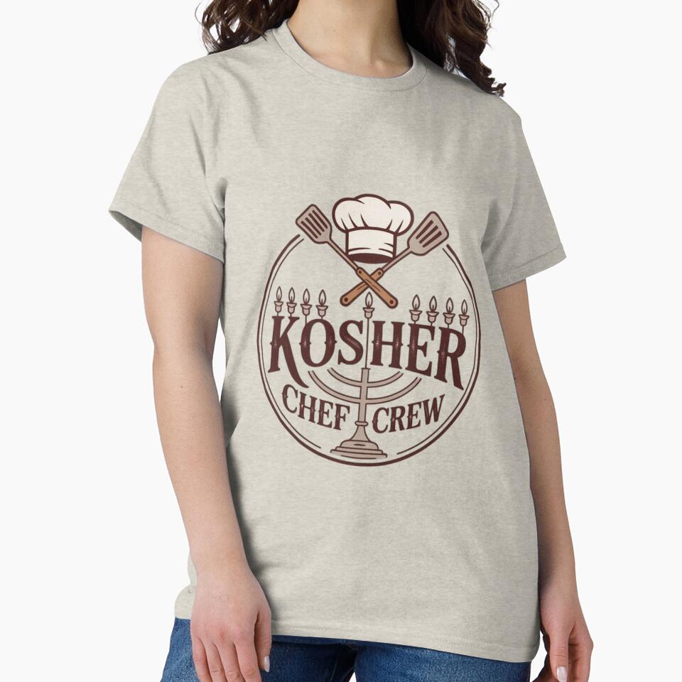Hanukkah Kosher Chef Crew | Jewish Cooking | Funny Kosher Kitchen by Dezyra Clothing
