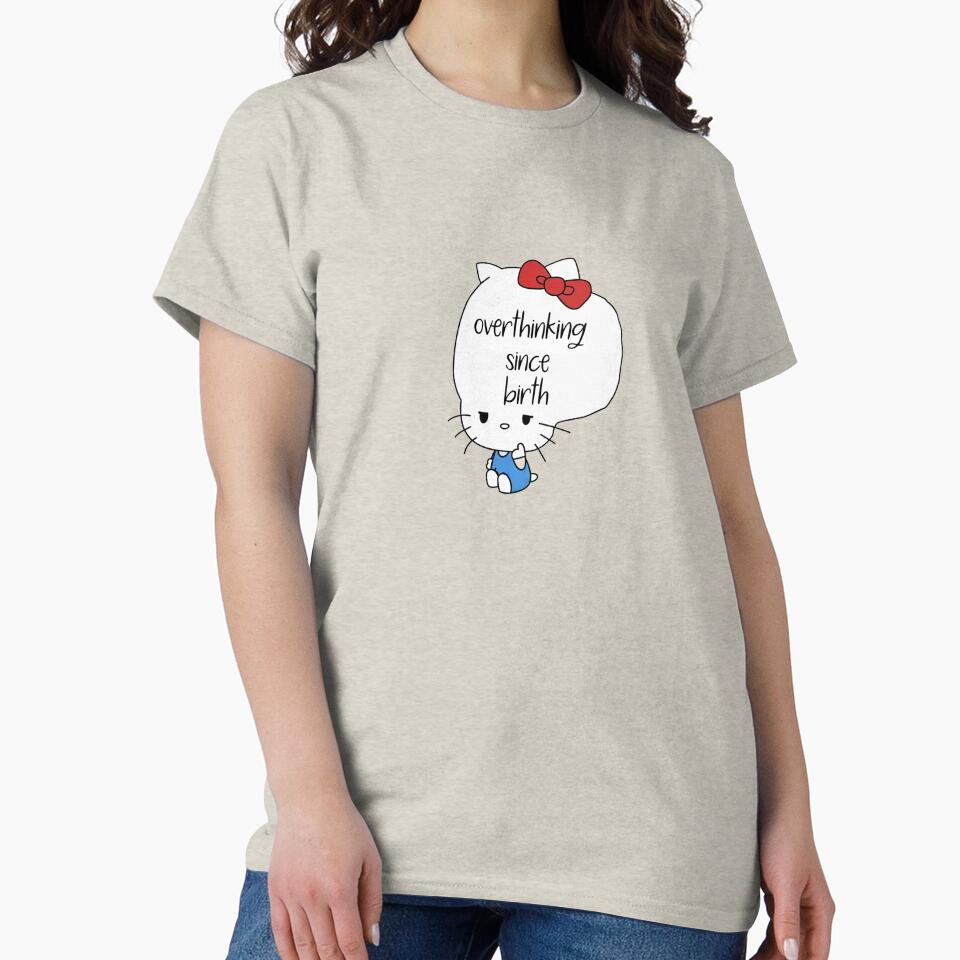 Overthinking Since Birth Kitty by 2112Shop