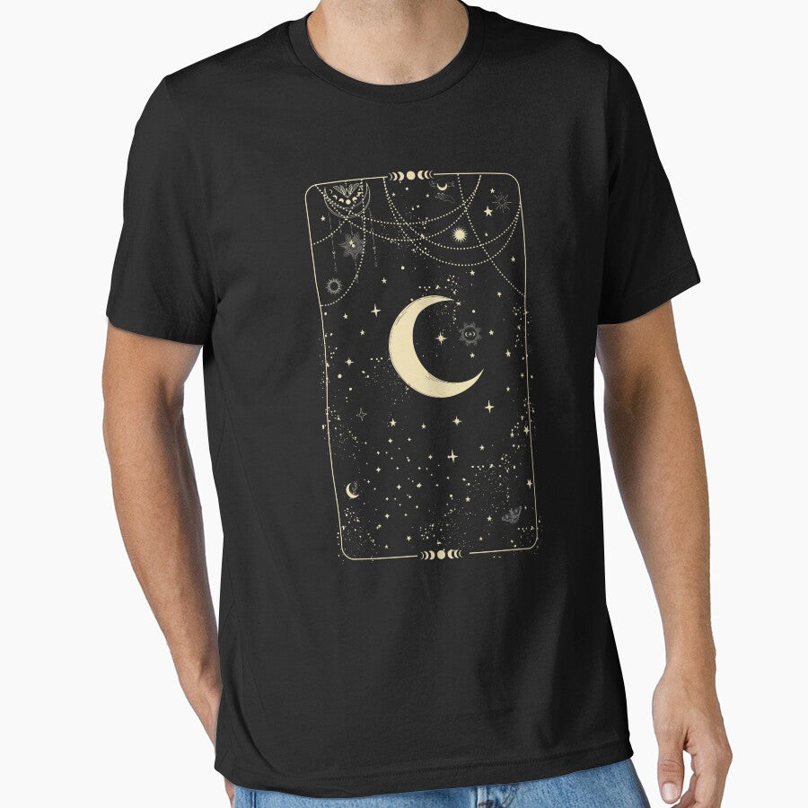 Dark Academia Aesthetic Tarot Aesthetic Moon Halloween Graphic Vintage by BELASKRI STORE