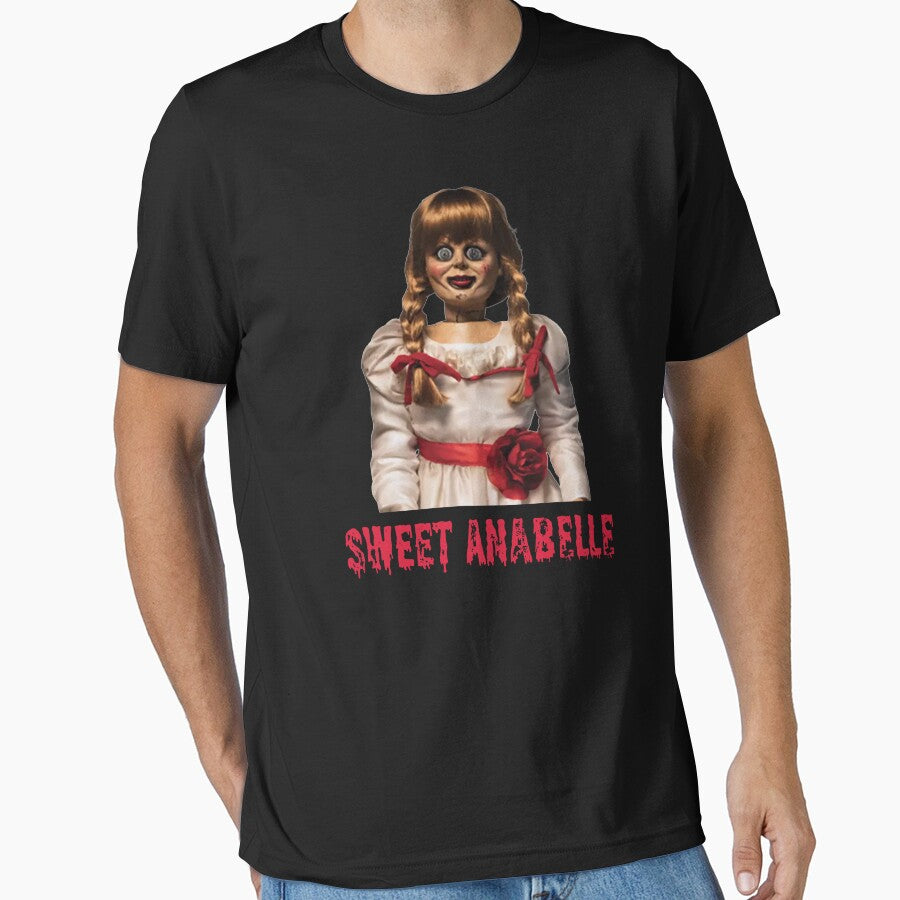 Creepy Annabelle Doll Horror Art by TopShopTito