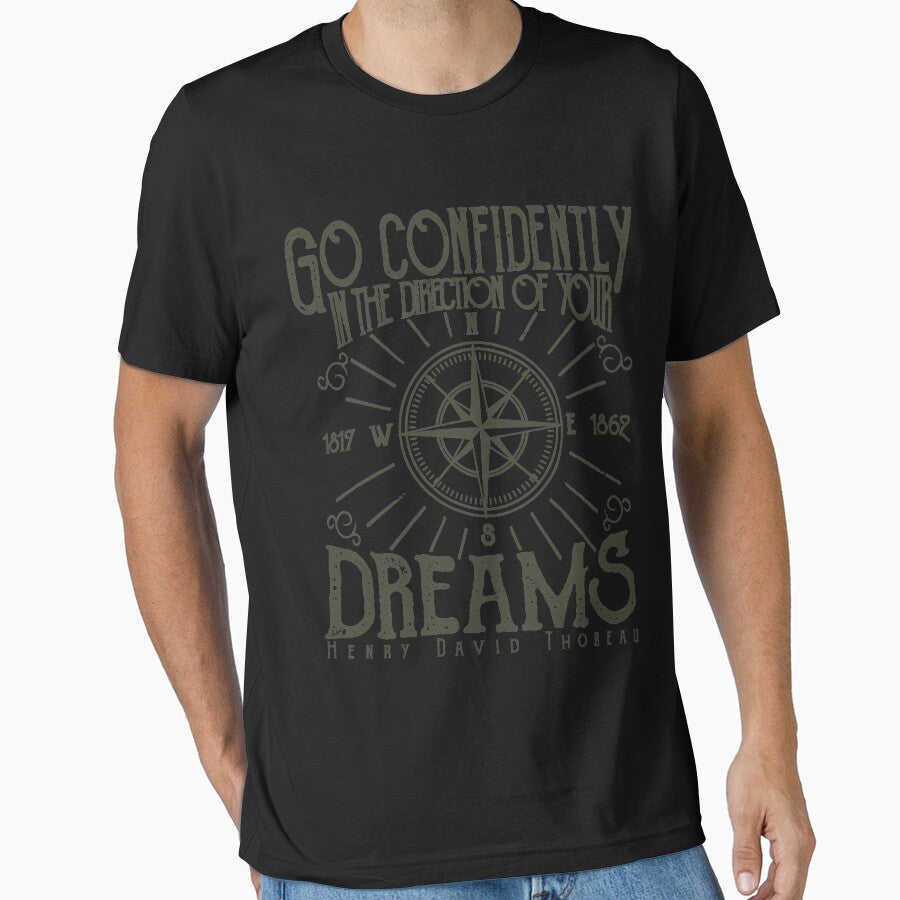 Direction Of Your Dreams Retro Vintage Distressed Design by JakeRhodes