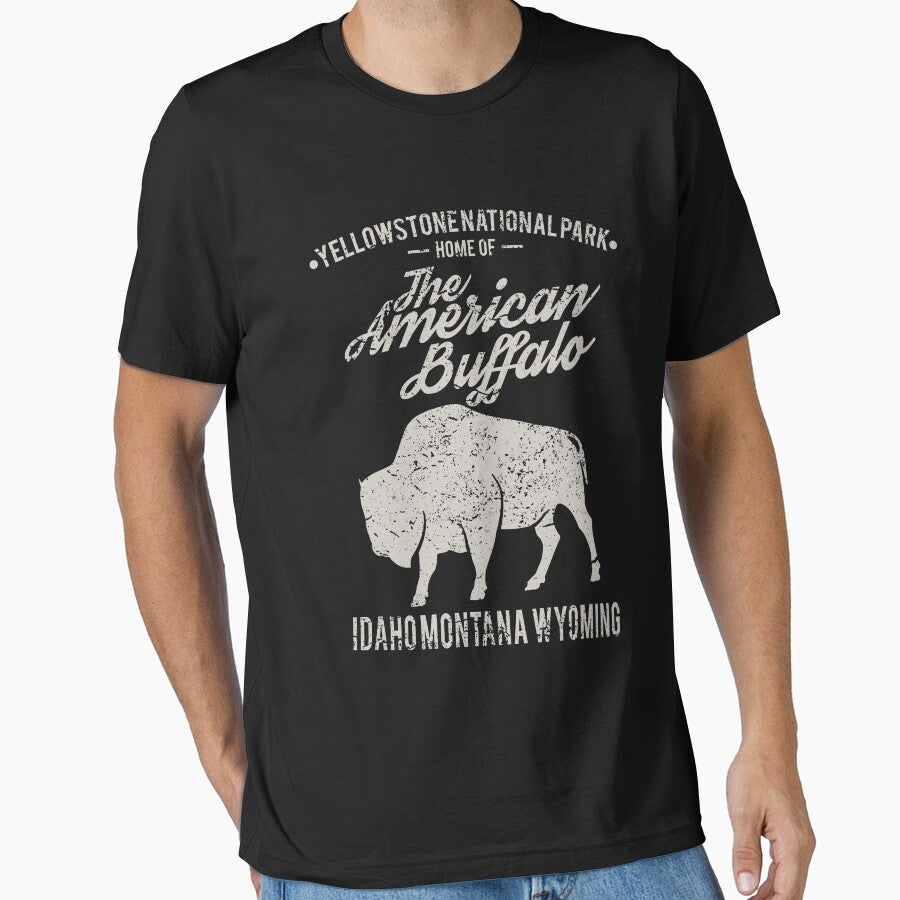 The American Buffalo Retro Vintage Distressed Design by JakeRhodes