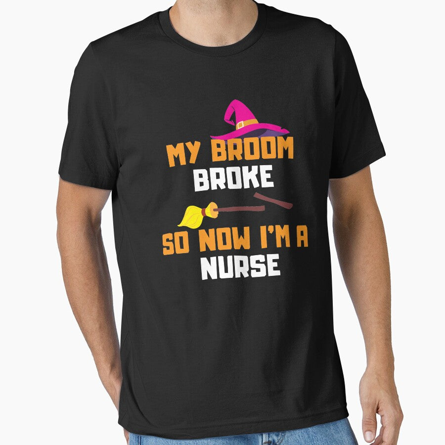 Nurse Halloween - My broom broke so now I'm a nurse by AmpersandCuster