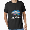 Alaskan Bear with Wildflowers & Mountain Snow by CruelShadesSt