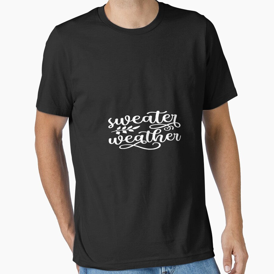 Sweater Weather Cozy Fall Autumn Leafy Season T-Shirt by phassystore