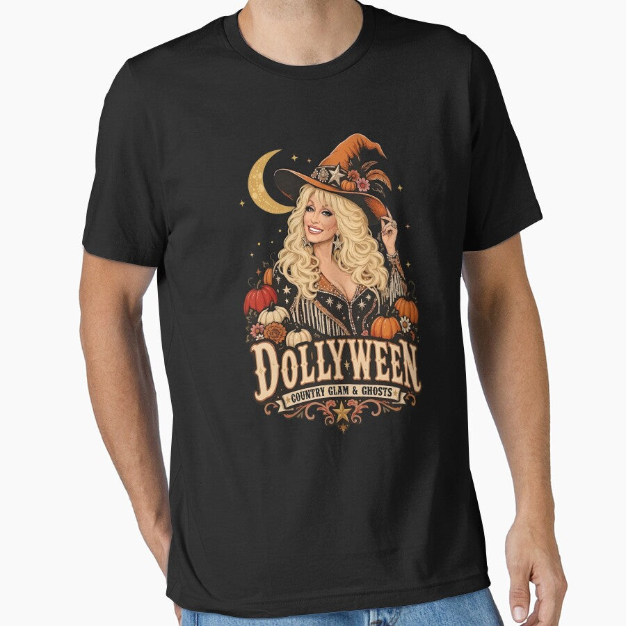 Dollyween Country Glam & Ghosts Halloween Cowgirl by OddPopARt