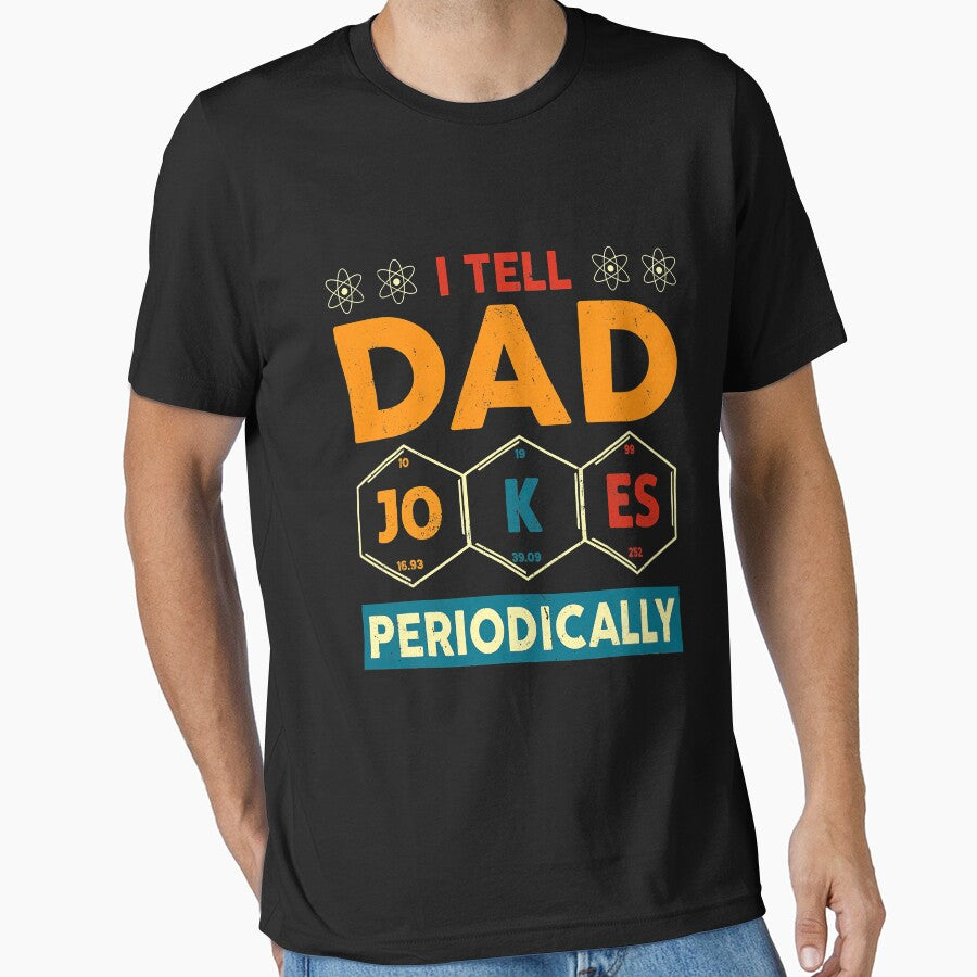 I Tell Dad Jokes Periodically Vintage Fathers Day by Abaddon-art