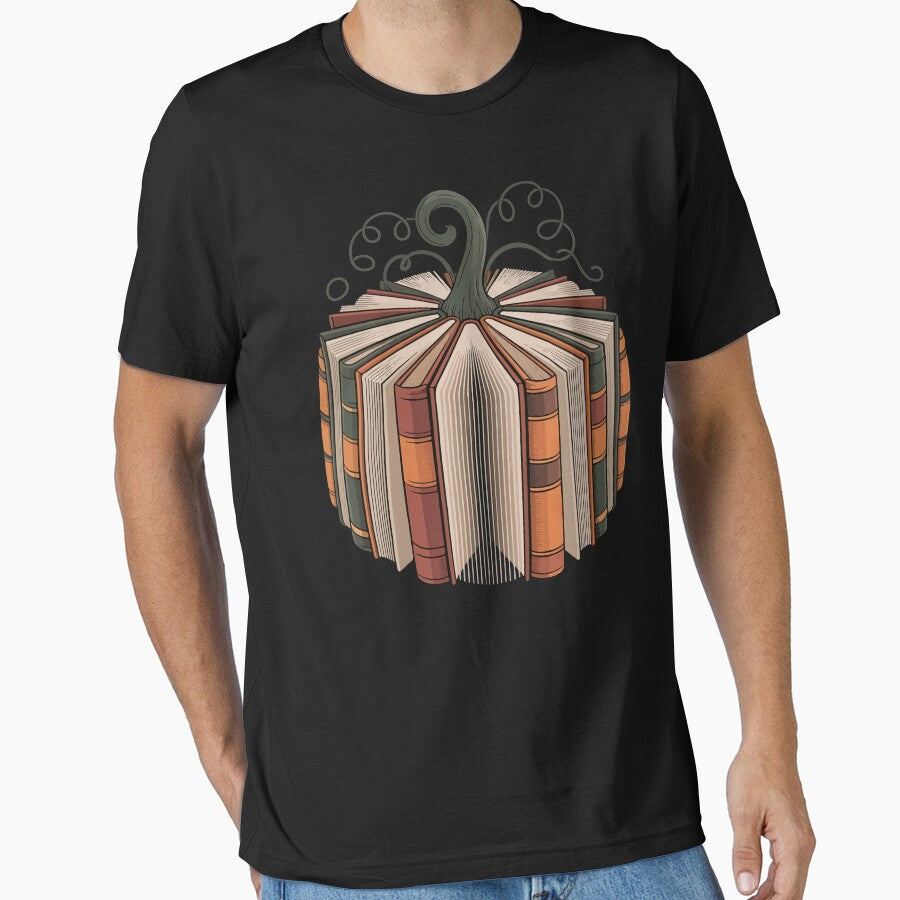 Cozy Autumn Pumpkin for Book Lovers by YourArt7