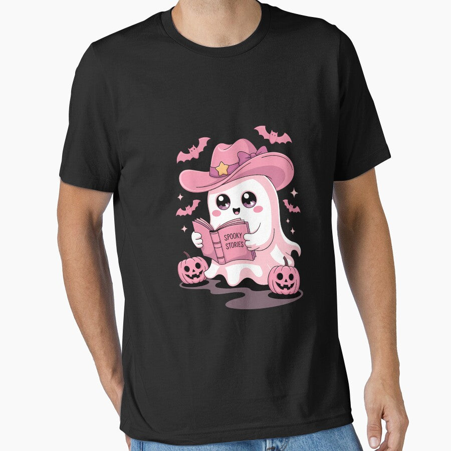 Funny Ghost Book Reading Boo Spooky Halloween Books Lover by KarstenNoanra