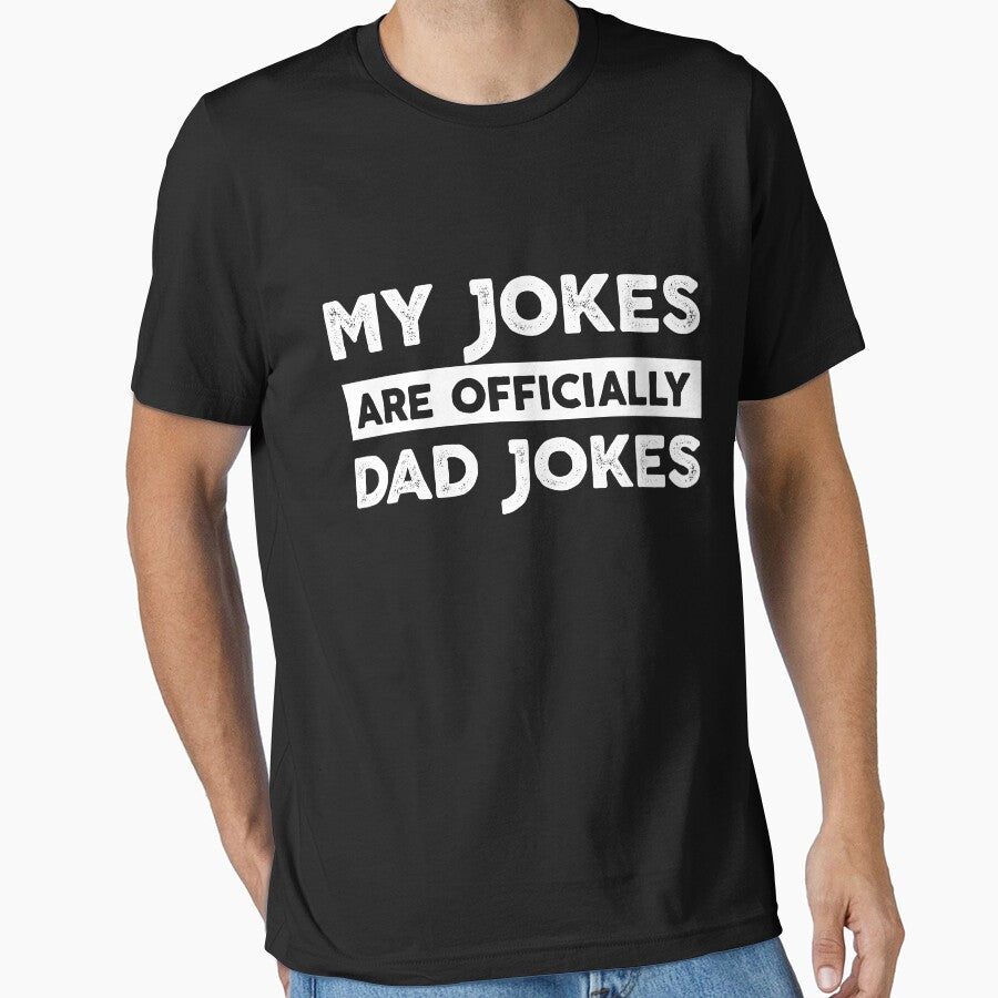 my jokes are officially dad jokes family jokes Vintage Father Dad by nchofoloss