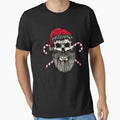 Christmas Skull  Funny Candy Cane Santa Claus by sriniboss758