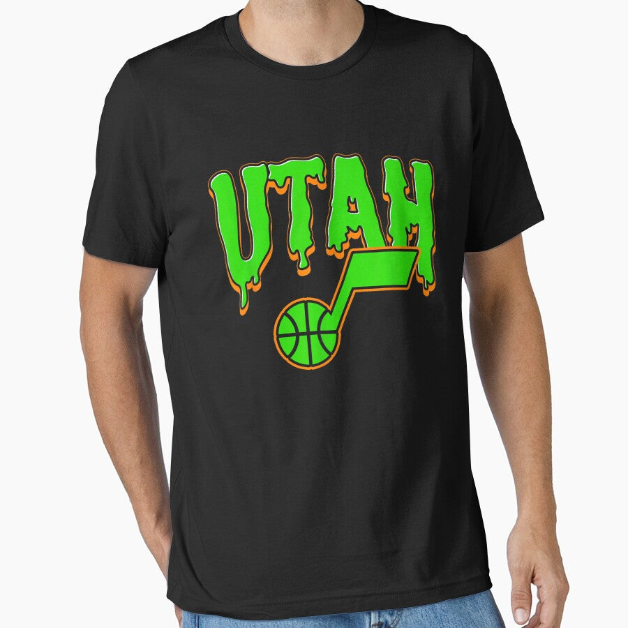 Utah Jazz Halloween Scary Retro For Men Women by MerrittWe