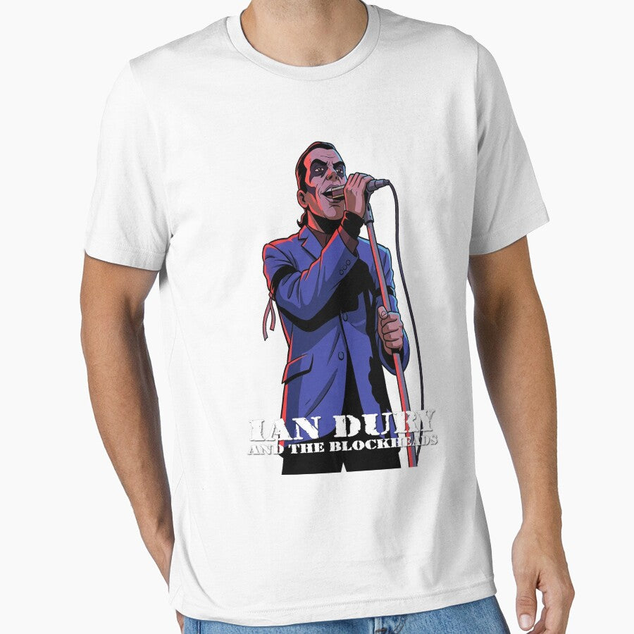 Ian Dury - Cartoon by Bigkite