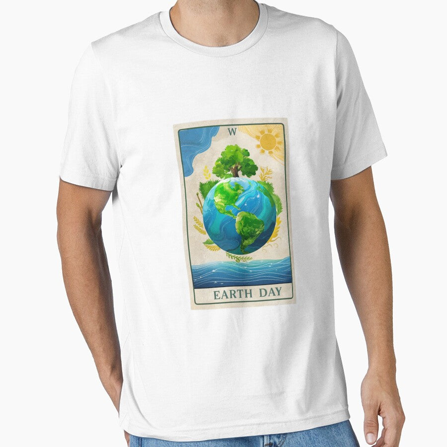 Earth Day Card T-shirt by mohamed357