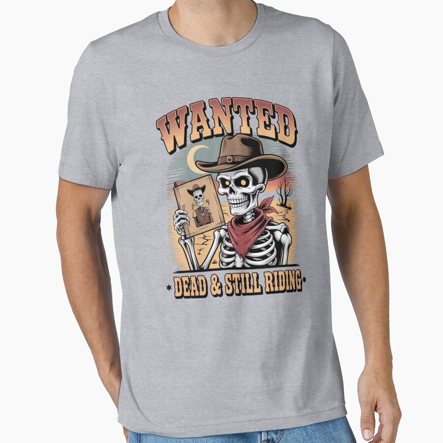 cowboy ghost rider - wild west undead - grunge cowboy - skeleton gunslinger - cowboy skeleton - wild west skeleton - outlaw skeleton - vintage western - desert skeleton cowboy - creepy cowboy by JansenGS