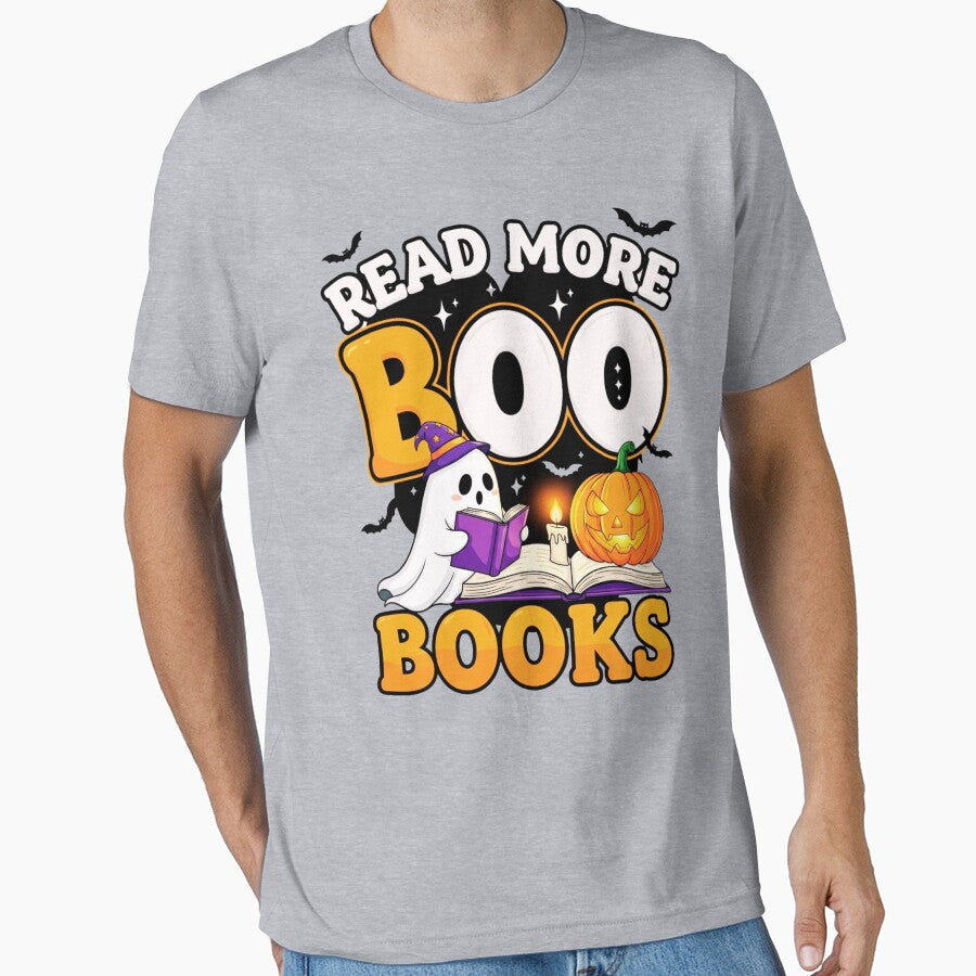 Cute Reading Ghosts – Adorable Spooky Bookworm Design by Teetreasure2