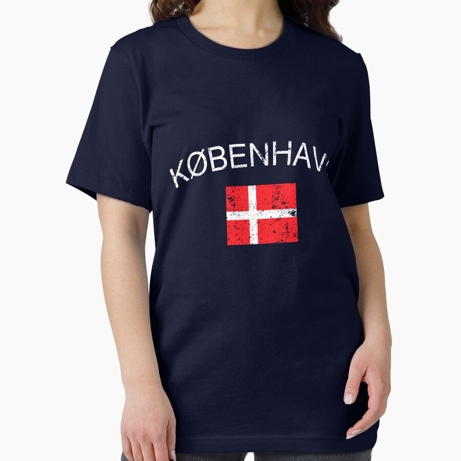 Kobenhavn T-Shirt, Vintage Denmark Copenhagen Sports Shirt by isa-sorrentino