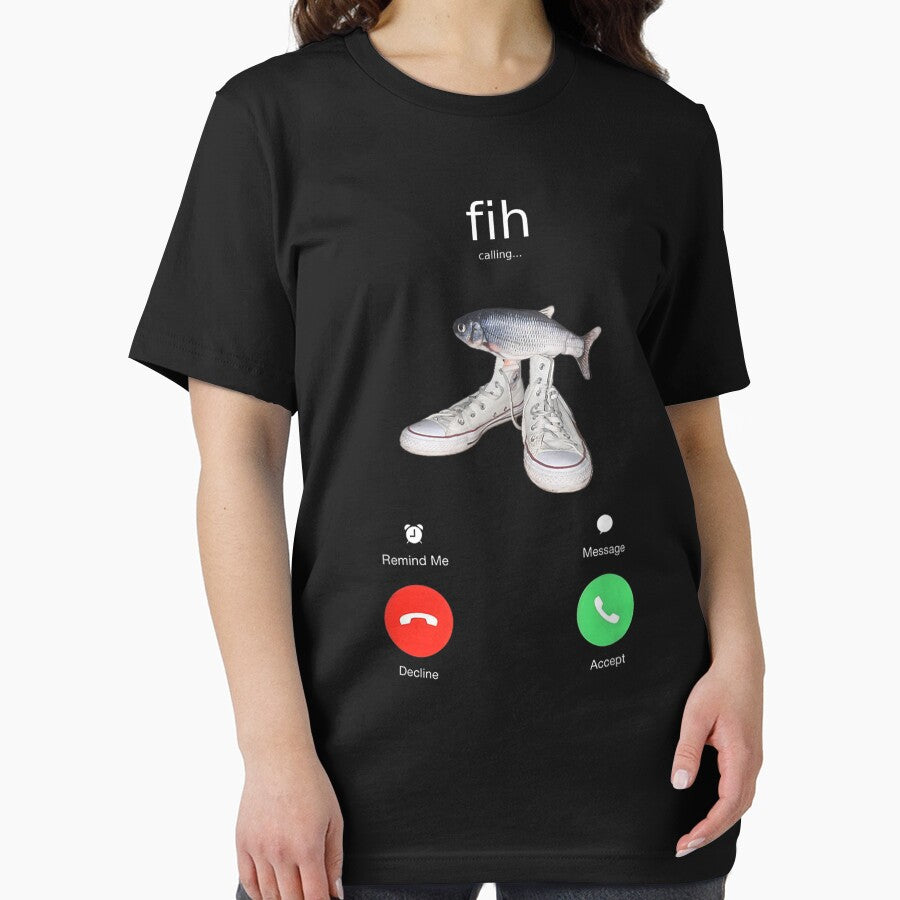 Fih Calling Remind me Message Decline Accept Phone Call Fish by Alluka Brand
