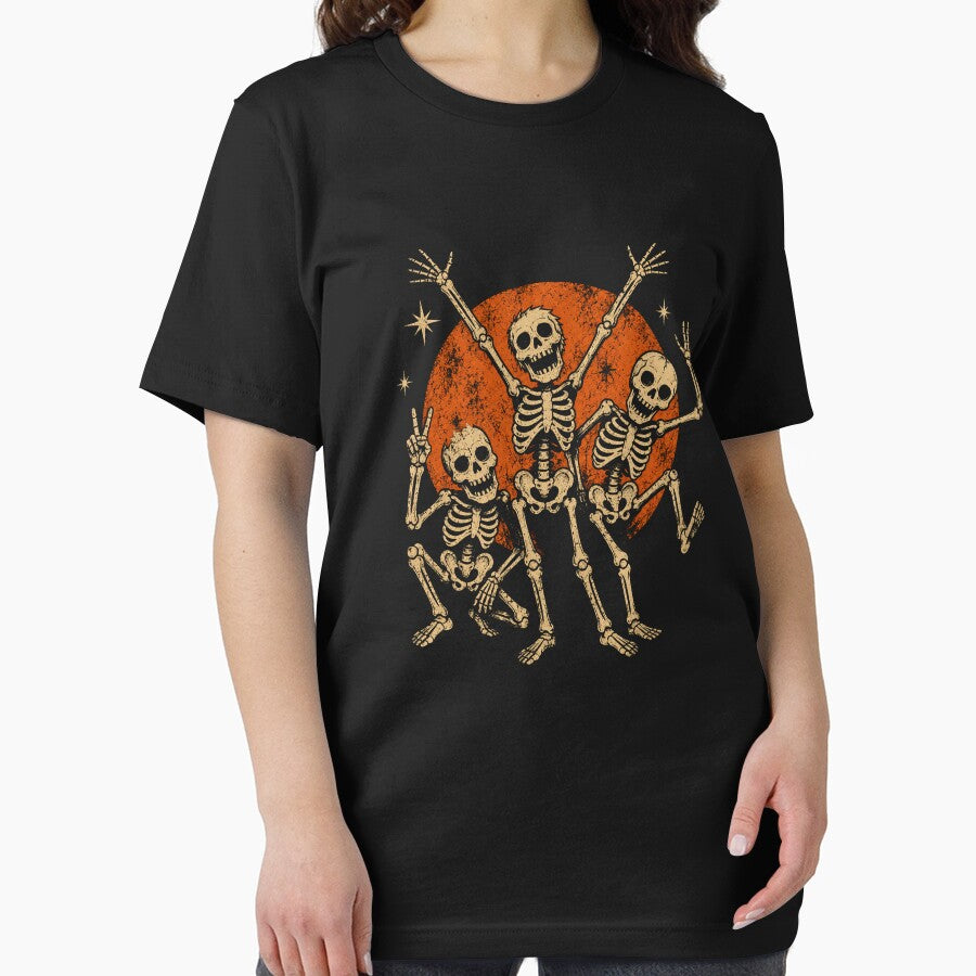 Dancing Skeleton Trio Vintage Halloween Party by WILLIAMS-BR