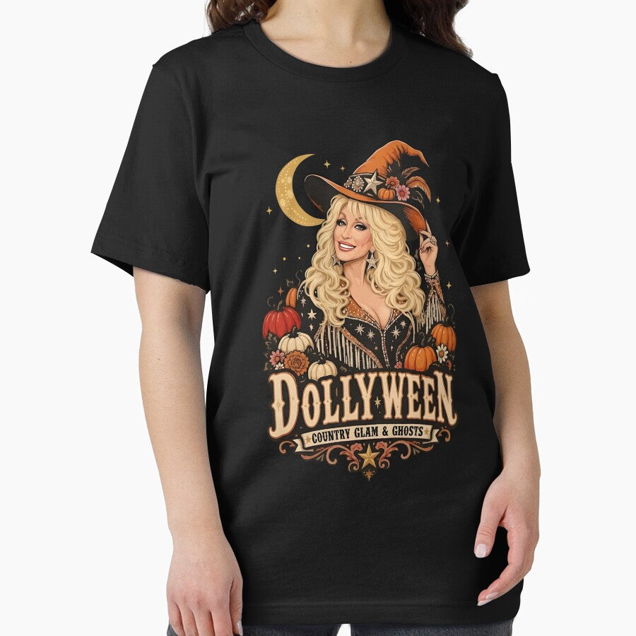 Dollyween Country Glam & Ghosts Halloween Cowgirl by OddPopARt
