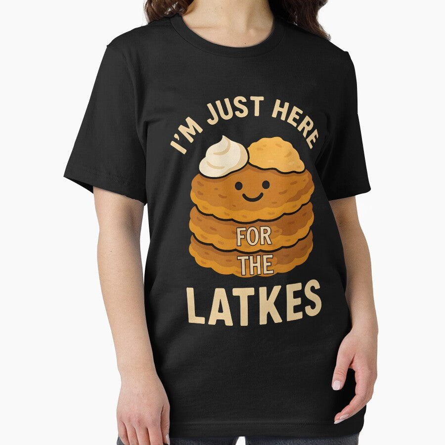 I’m Just Here for the Latkes – Funny Hanukkah Food Lover by SidTastic