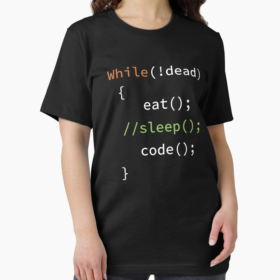Eat Sleep Code Repeat - Funny Programmer by silverhexagon
