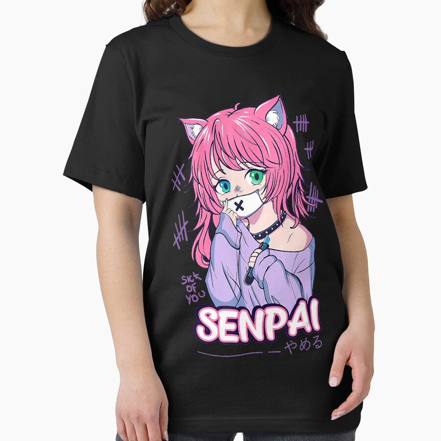 Kawaii Anime Neko Girl - Pastel goth Menhera Sick by Xavierdelmotte