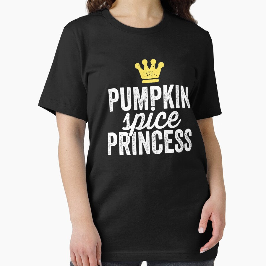 Pumpkin Spice Princess T-Shirt Love Latte Fall Season by 14thFloor