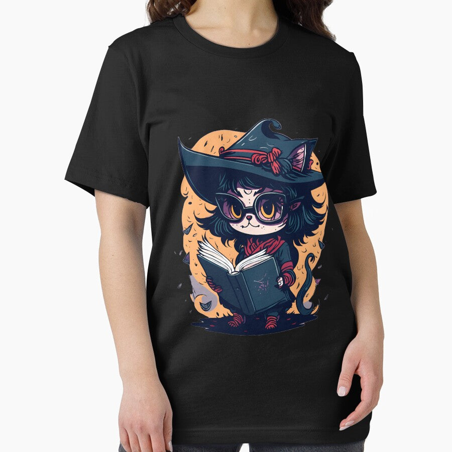 Quirky Little Demon Cat Girl Classic T-Shirt by YasserArts⭐⭐⭐⭐⭐⭐