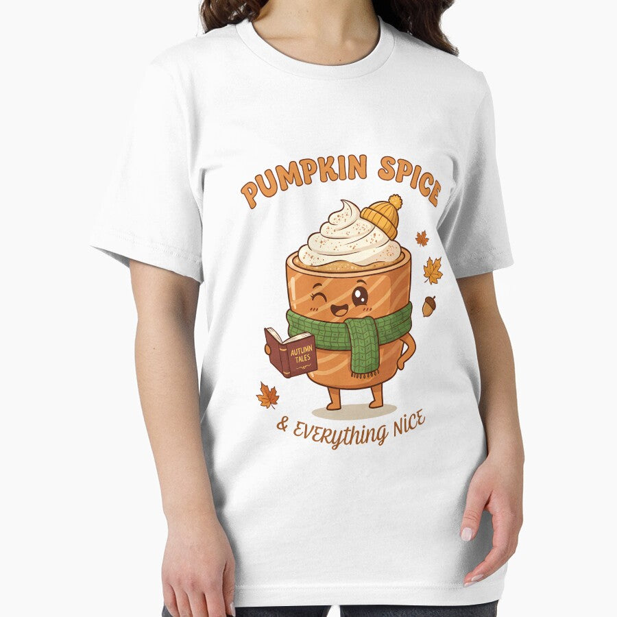 Cute Pumpkin Spice & Everything Nice Kawaii Autumn Coffee Lover by LittleArij