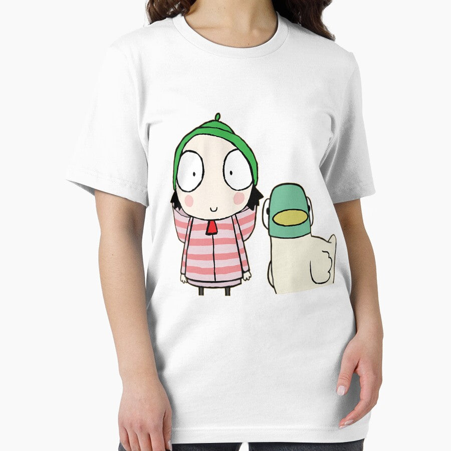 Friend and Girl Pet Cute Her Cartoon Vintage Duck Little by WittEstella86