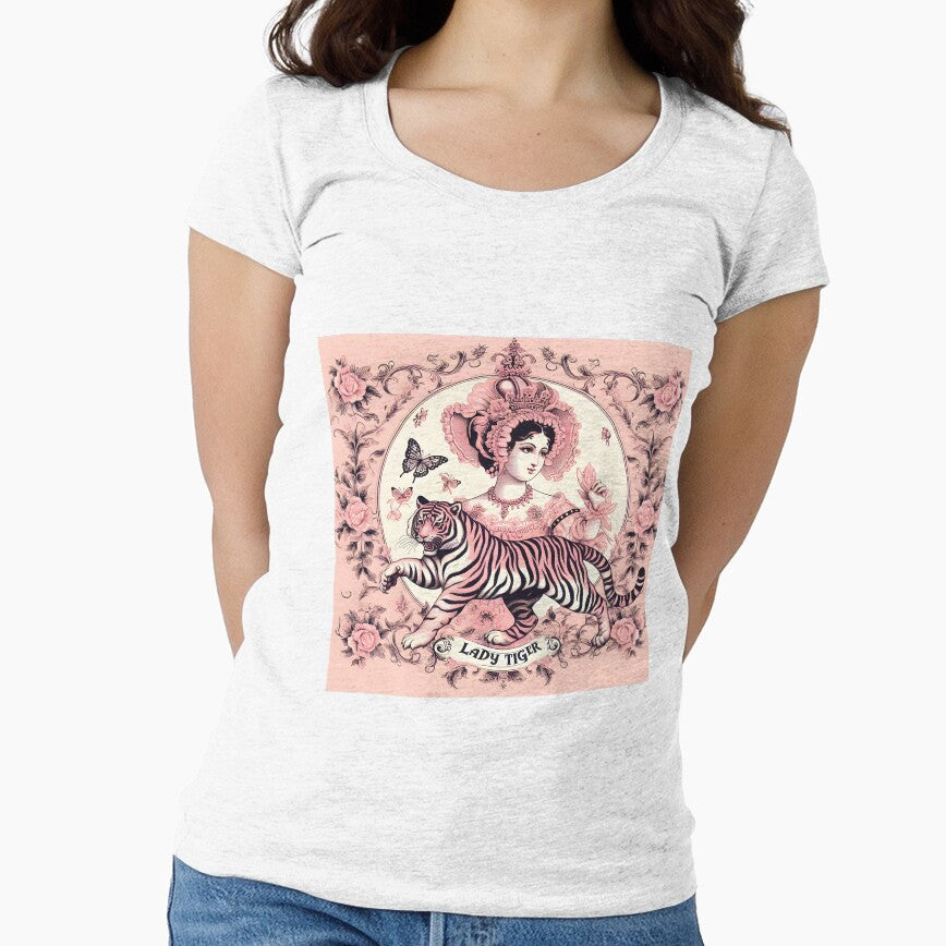Cute women with tiger  :from EgyApe Artists by egyape ⭐⭐⭐⭐⭐
