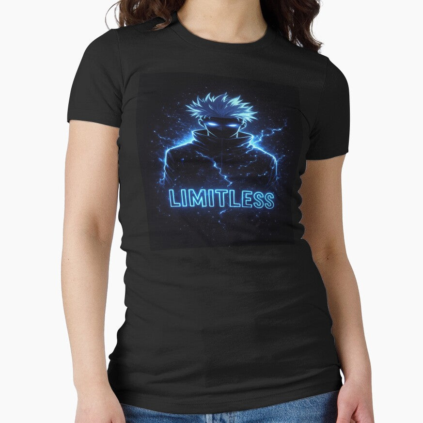 Limitless Power Anime Aesthetic Design – Dark Neon Anime Style by SSVSTICKERS