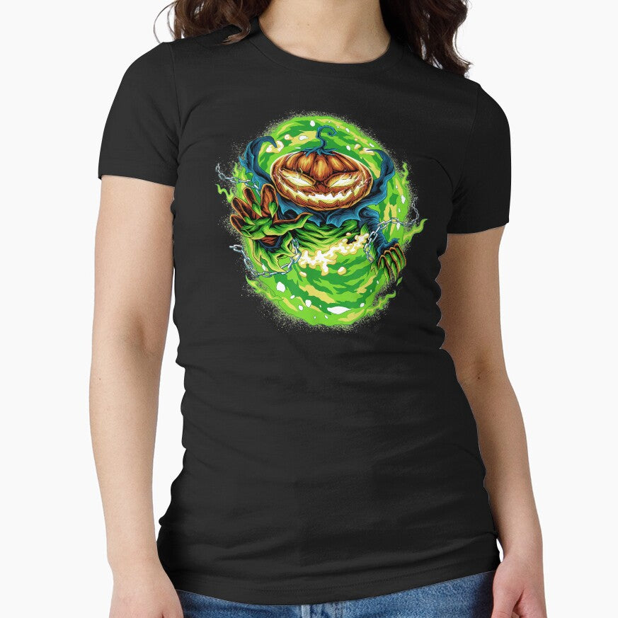 Horror Pumpkin In Patch Halloween Boys Girls Men by ftomstore