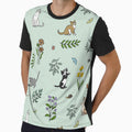 Flower Garden Kittens in Sage by JaRuDiCat