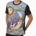 Sun and Moon - Celestial Angel - Tarot Sun- Tarot Moon by Demeters Spring