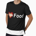 I Love Food Typography Digital Design – Fun Food Lover Quote Art by ArtLoveMania