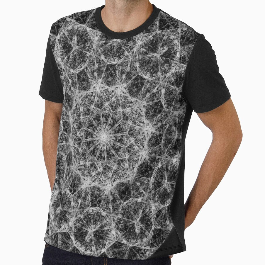 Black and White Mandala-inspired pattern by ThomMorris