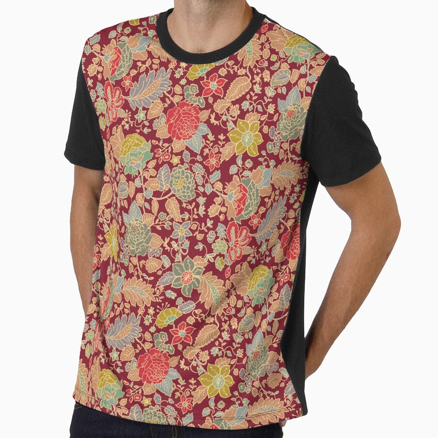 Roses fall colors by Alessandro Remo Mazzoni Remotextiles
